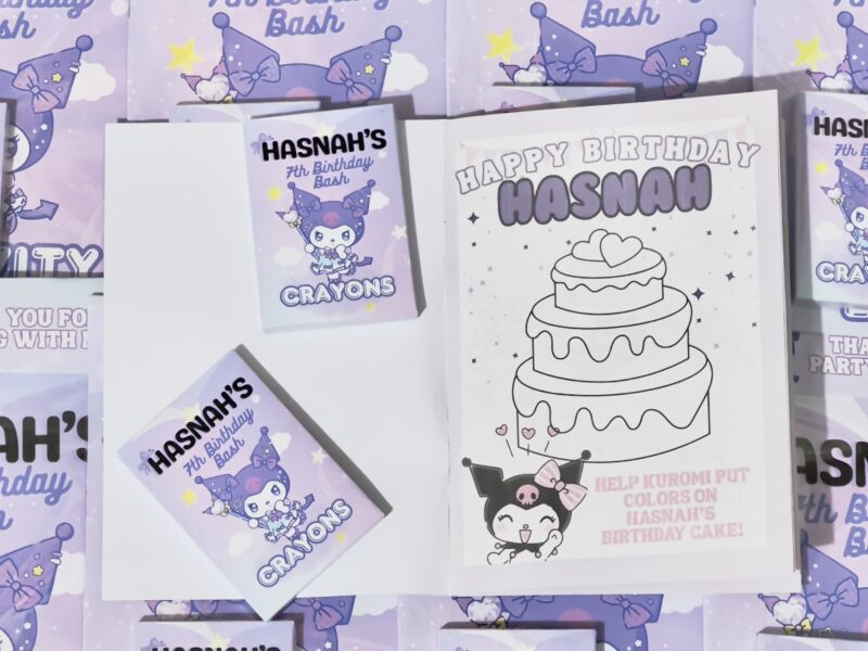 Customized Party Favors
