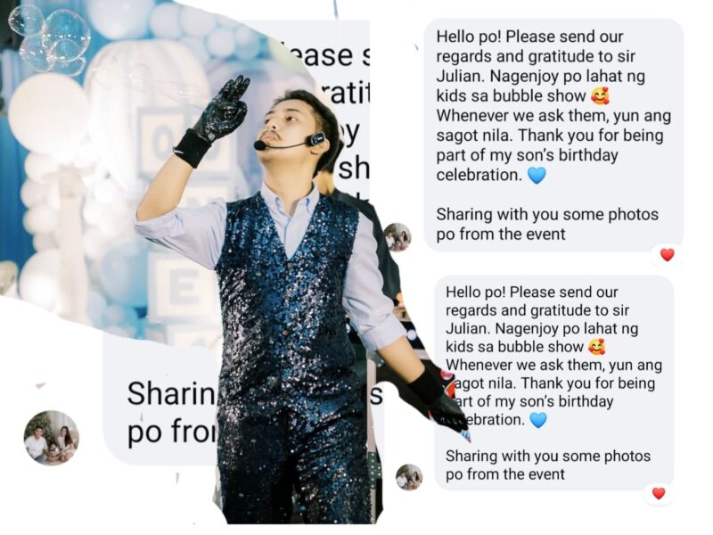 Manila Bubble Show – Magical Bubbles by Julio Balacse