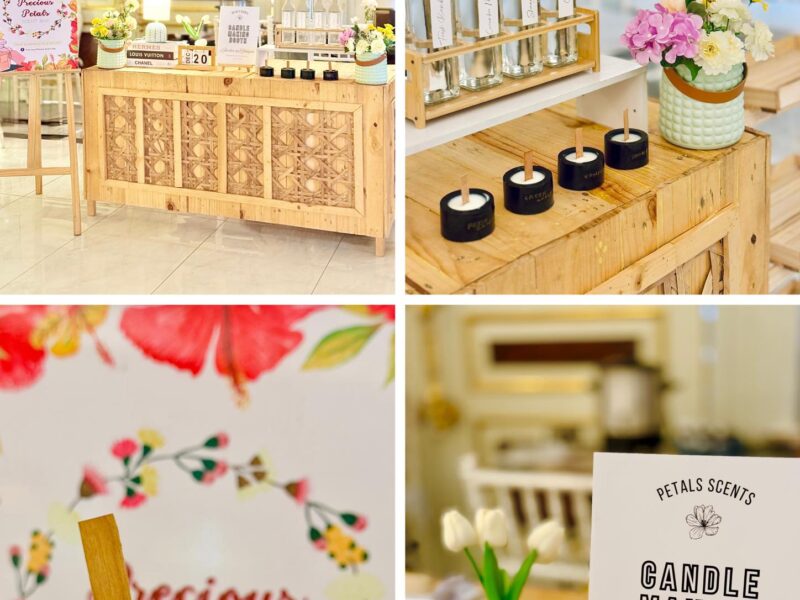 🌸 Precious Petals Scent & Souvenir Bar – Personalized Fragrance & Unique Event Giveaways
